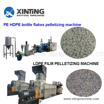 Waste Plastic Film Granulation Pellets Pelletizing Granulation Recycling Making Machine